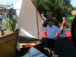 Emmanuel Conrath next to our Arwen prototype