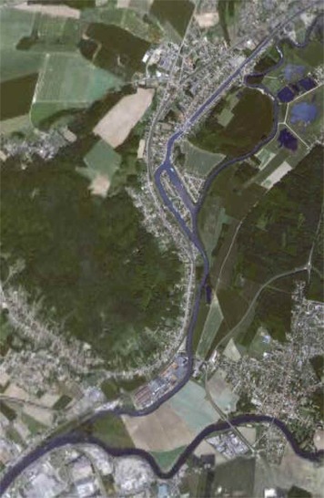Vue aérienne de Longueil-Annel